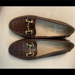 Patricia Green driving mocs